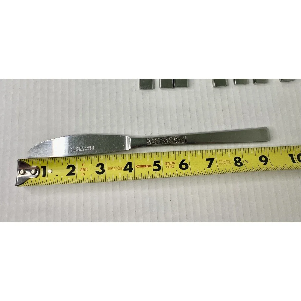 Stanley Roberts Dinner Knives Dorette Rose 9